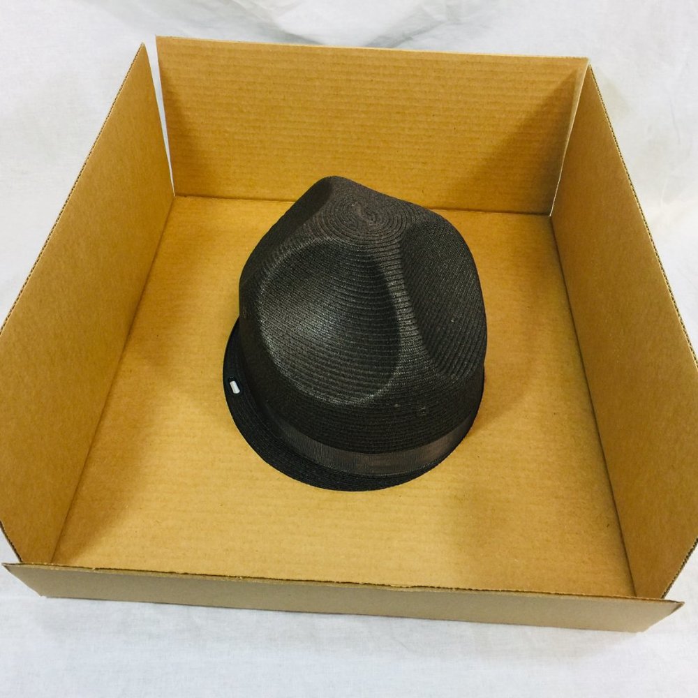 Stratton Hat Straw Brown 7 3/8  Trooper Police - Picture 6 of 14